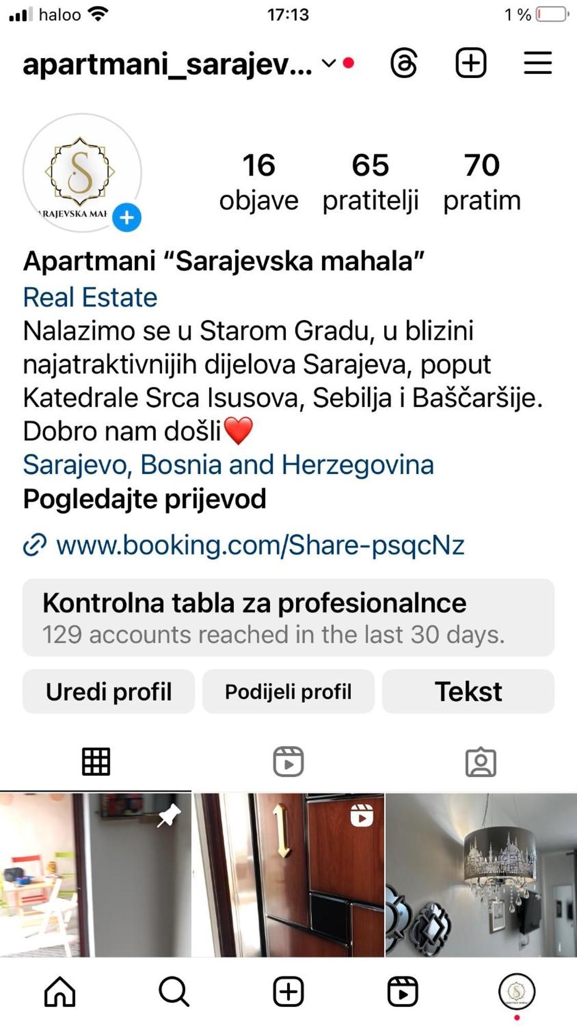 Sarajevska Mahala Apartma Sarajevo